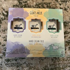 The natural goats milk company set of 3 handcream